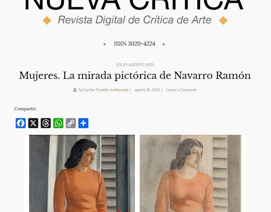 ‘Mujeres. La mirada pictórica de Navarro Ramón’ por Carlos Treviño